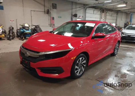 2017 Honda Civic Ex from USA, damaged, VIN 2HGFC2F74HH535634
